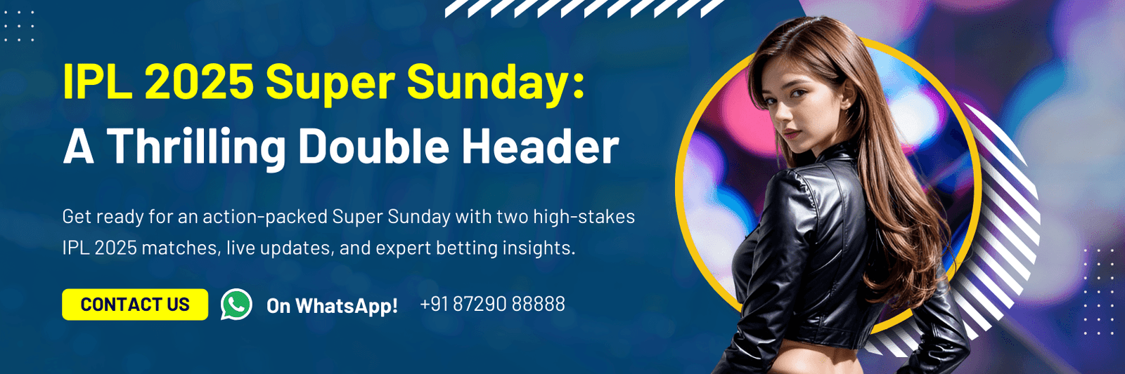 IPL 2025 Super Sunday A Thrilling Double Header 1650x550 PX