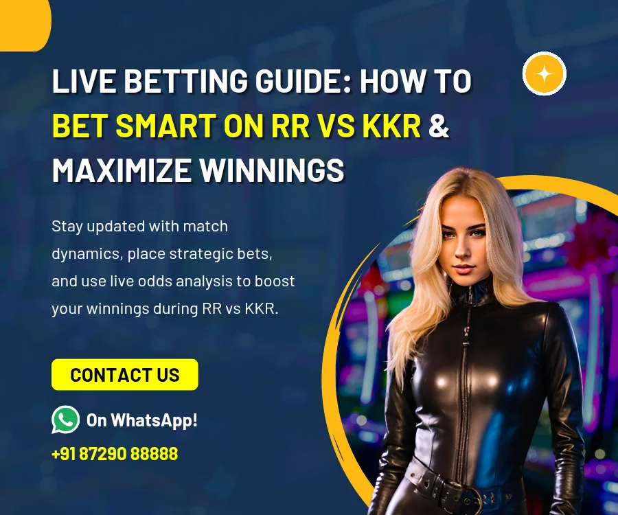 RR vs KKR Live Betting Guide | Tips to Win Big Today