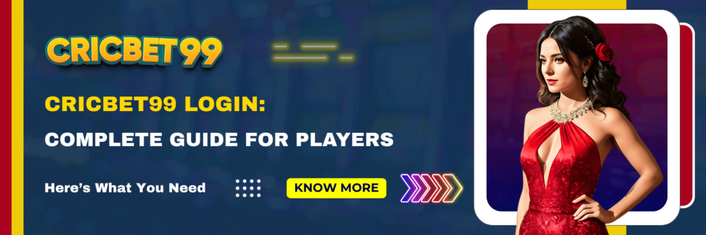 Cricbet99 Login Complete Guide for Players