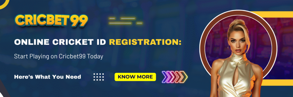 Online Cricket ID Registration Start Playing on Cricbet99 Today