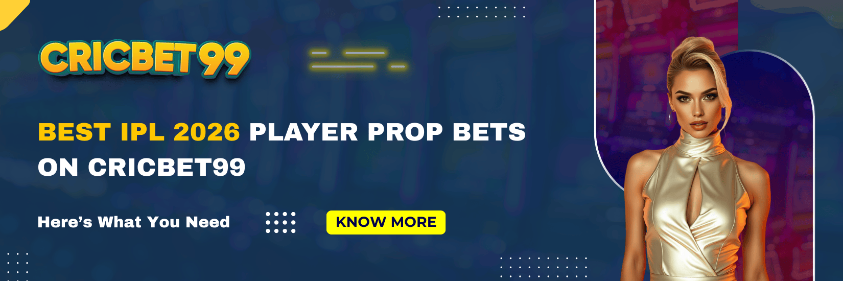Best IPL 2026 Player Prop Bets on Cricbet99