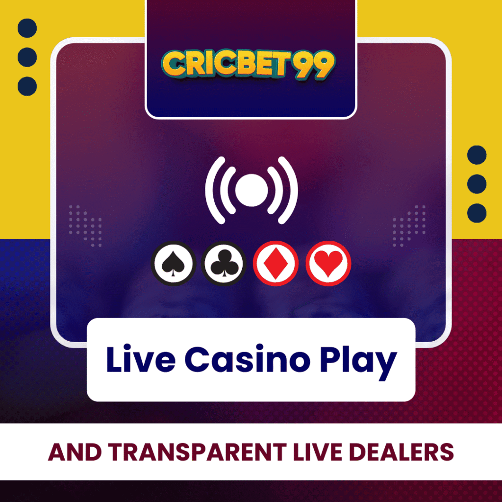 Live Casino Play and Transparent Live Dealers