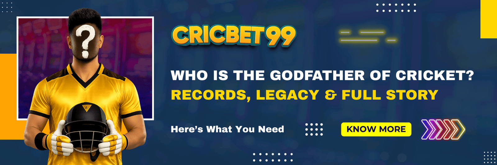 Who is the Godfather of Cricket Records, Legacy & Full Story