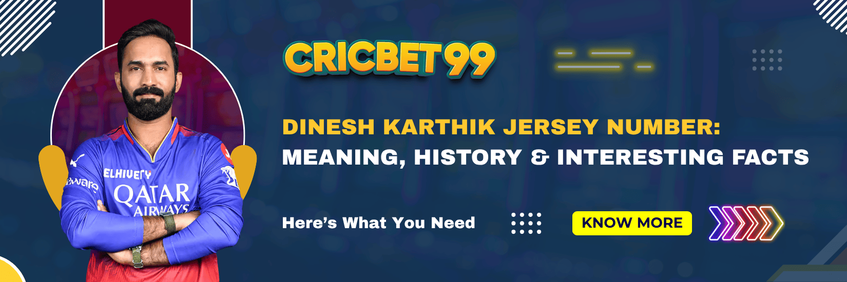 Dinesh Karthik Jersey Number Meaning, History & Interesting Facts