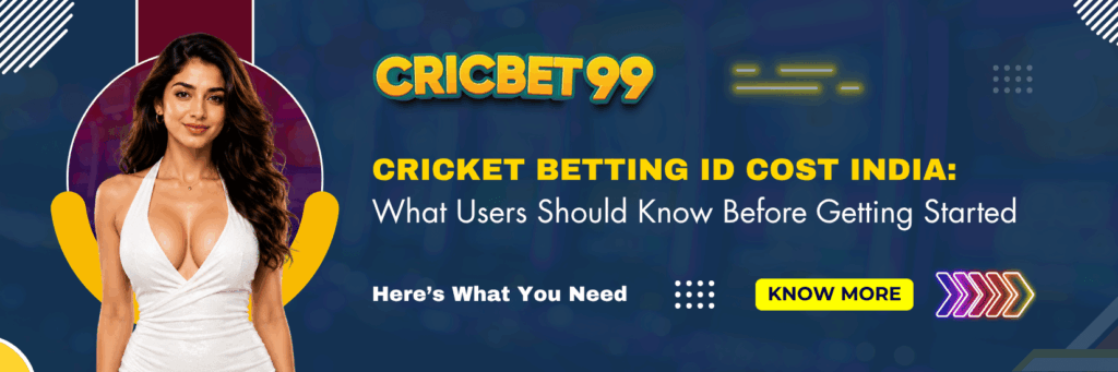 Cricket Betting ID Cost India