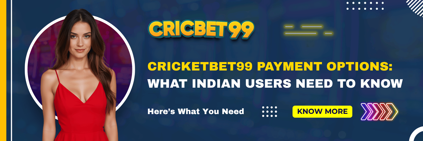 CricketBet99 Payment Options