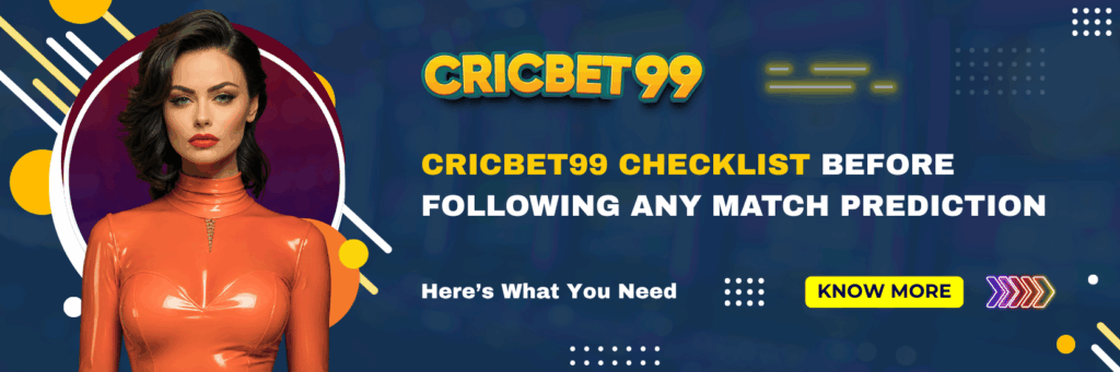 Cricbet99 Checklist