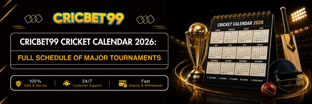 Cricbet99 Cricket Calendar 2026