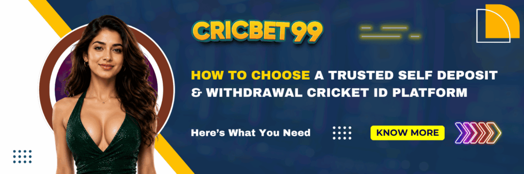 Deposit & Withdrawal Cricket ID