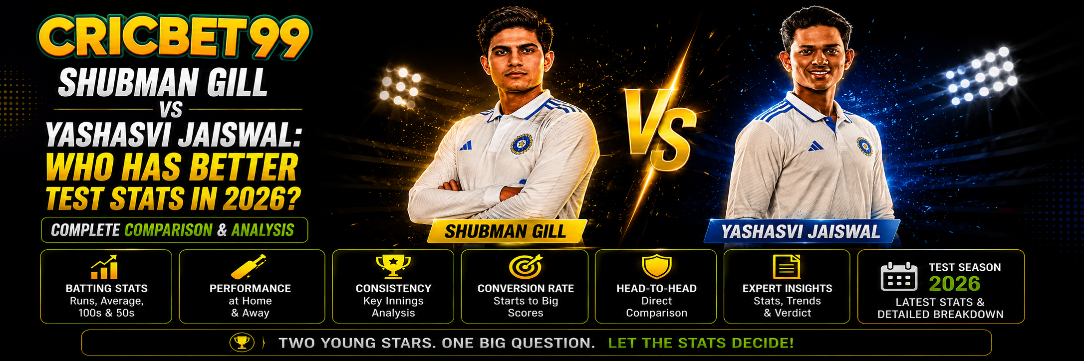 Shubman Gill vs Yashasvi Jaiswal