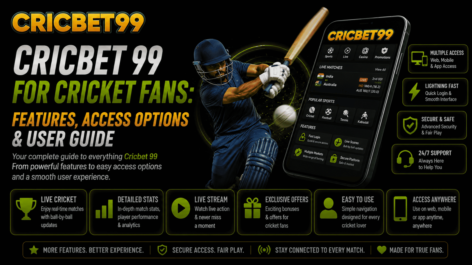 Cricbet 99 for Cricket Fans