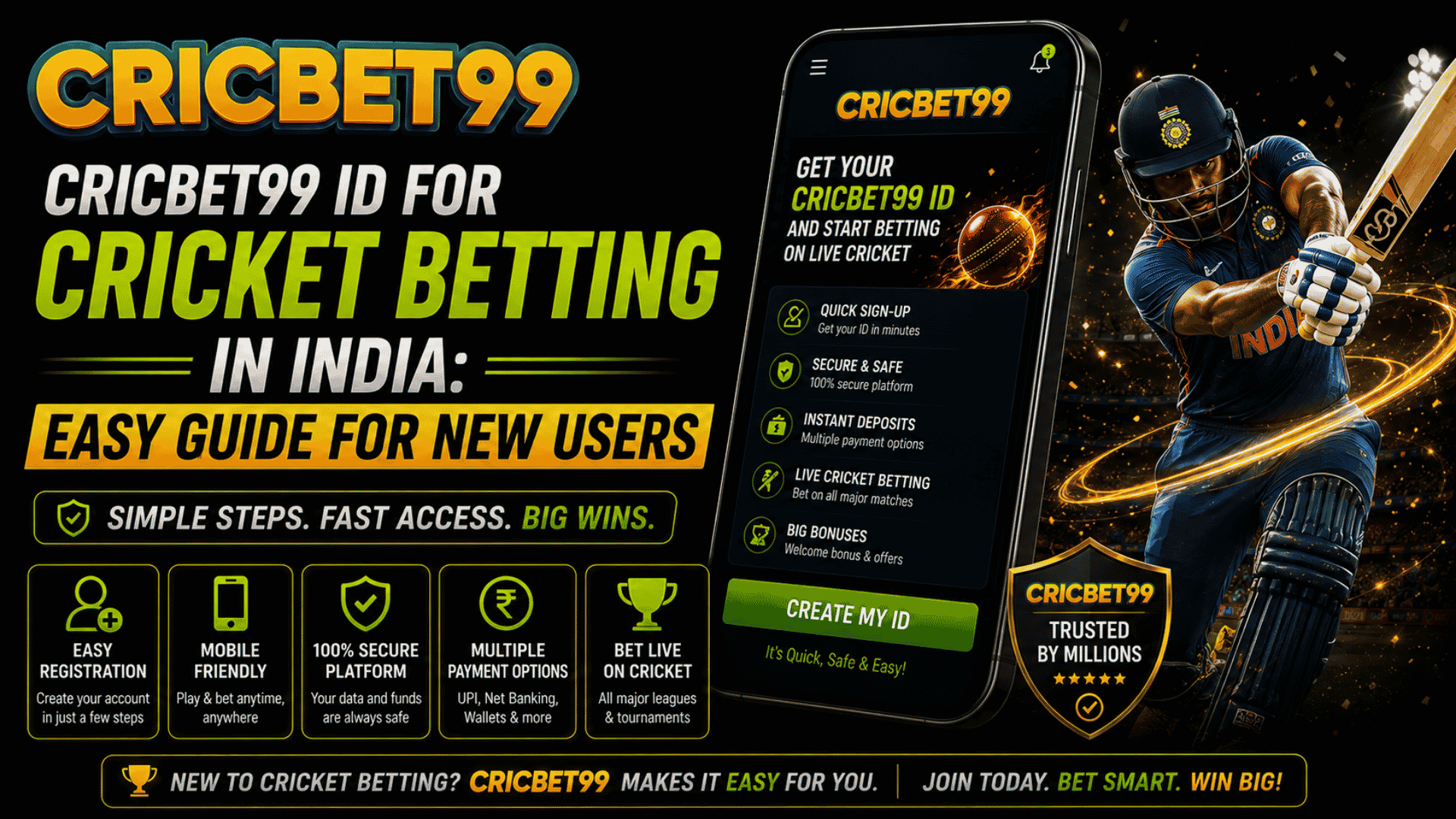 Cricbet99 ID for Cricket Betting