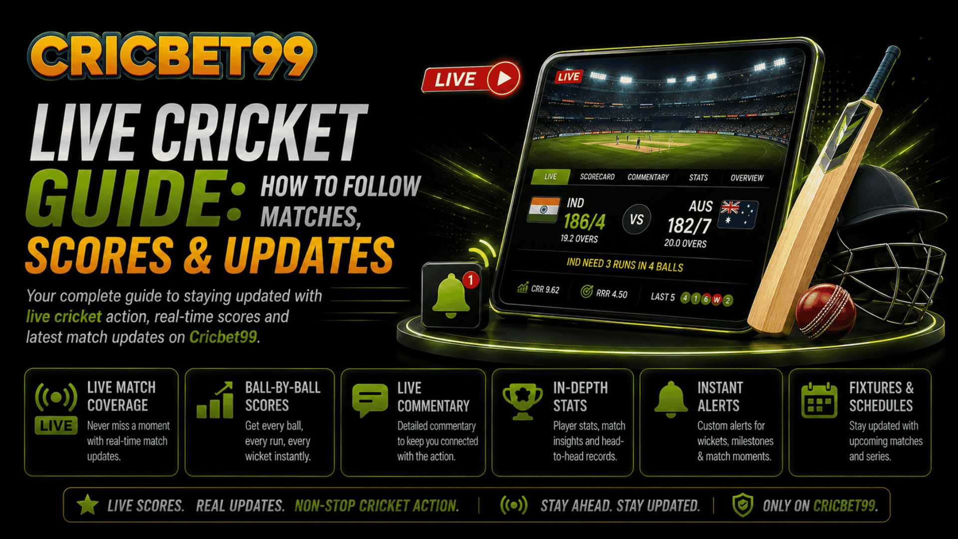 Cricbet99 Live Cricket Guide How to Follow Matches, Scores & Updates