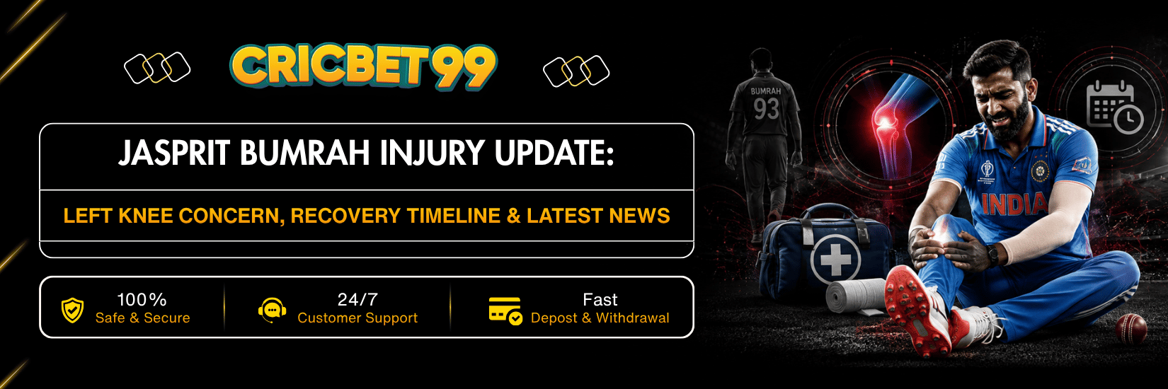 Jasprit Bumrah Injury Update Left Knee Concern, Recovery Timeline & Latest News