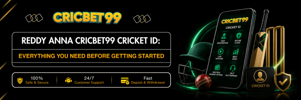 Reddy Anna Cricbet99 Cricket ID