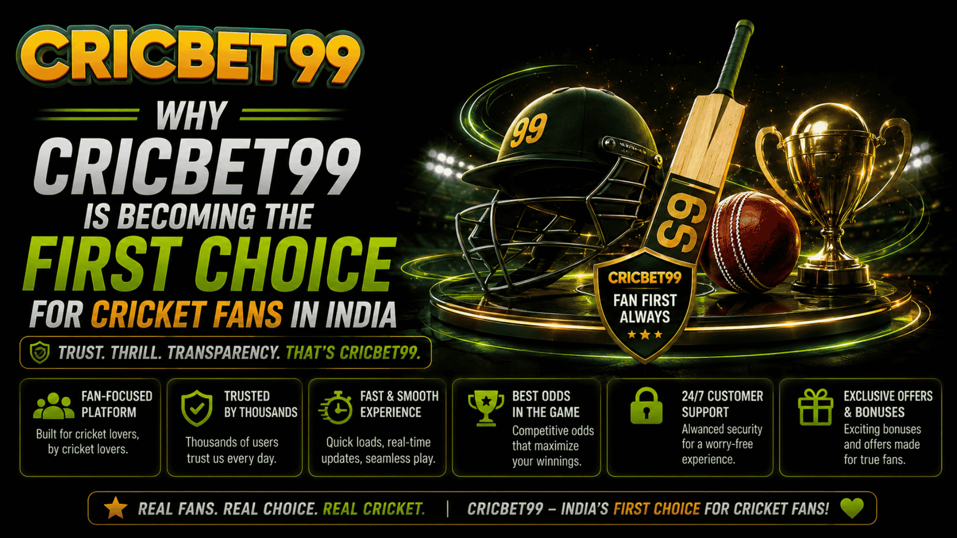 First Choice for Cricket Fans in India