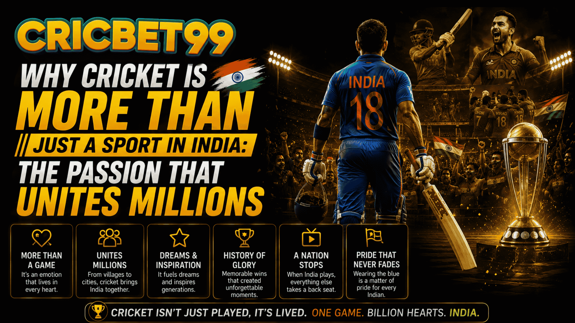 Why Cricket Is More Than Just a Sport in India