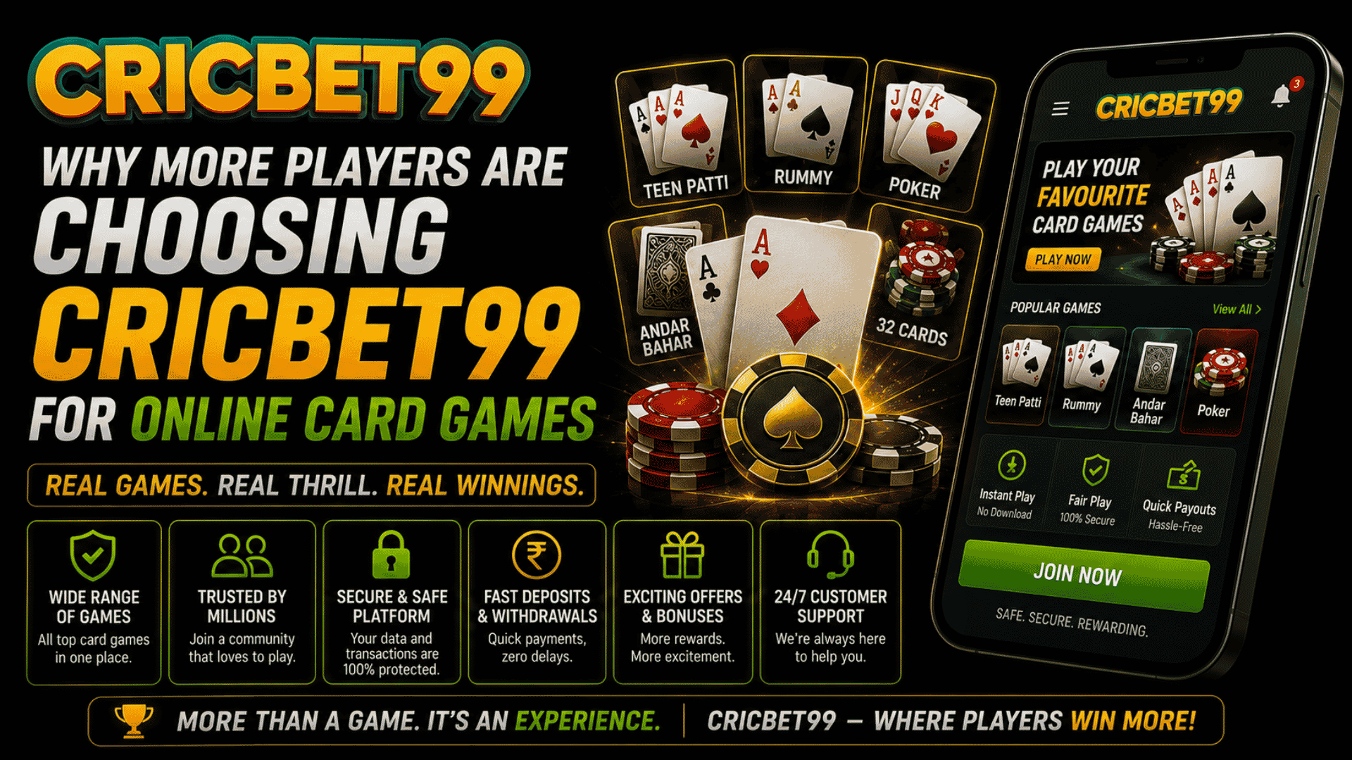 Choosing Cricbet99 for Online Card Games