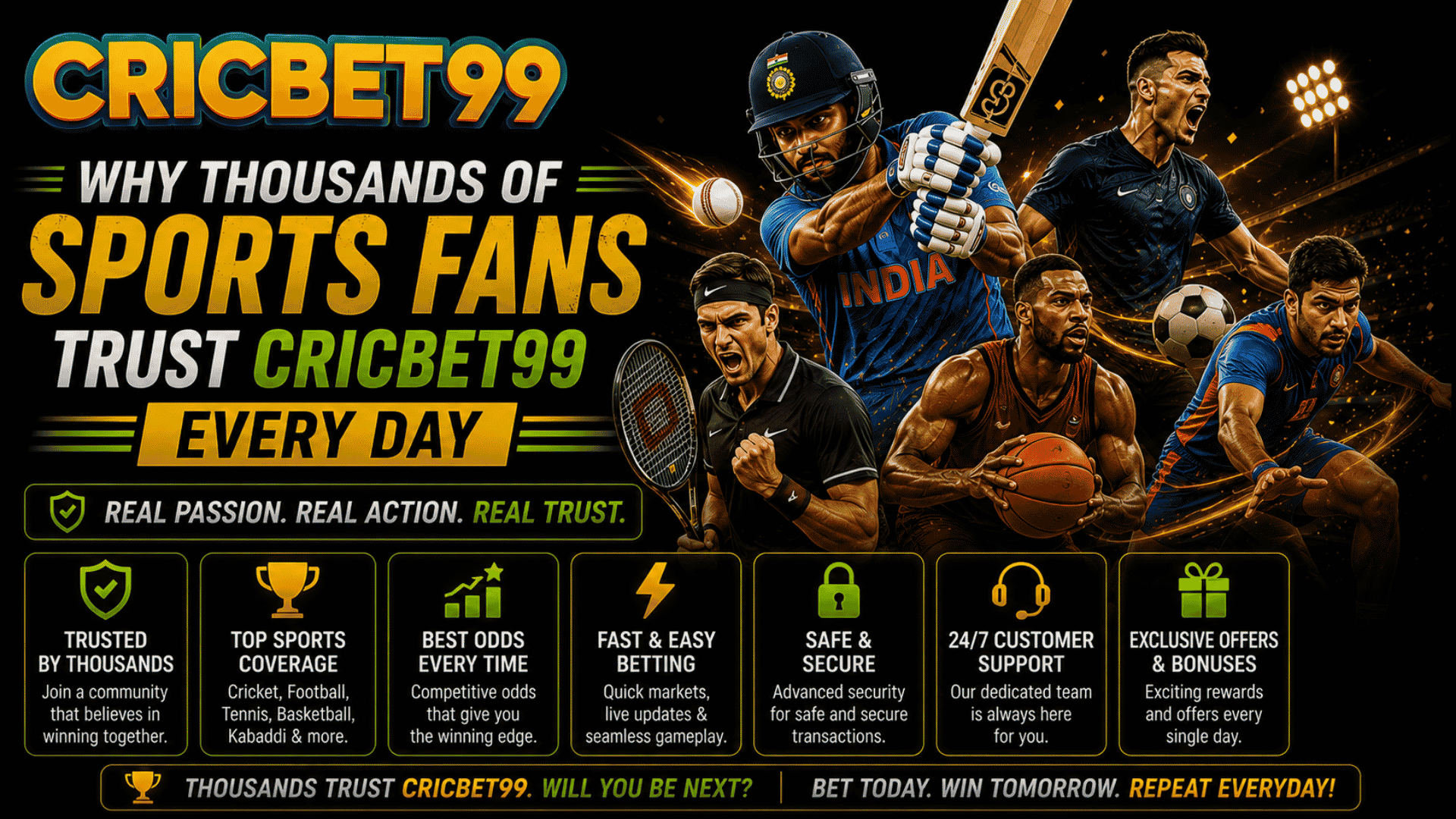 Thousands of Sports Fans Trust Cricbet99