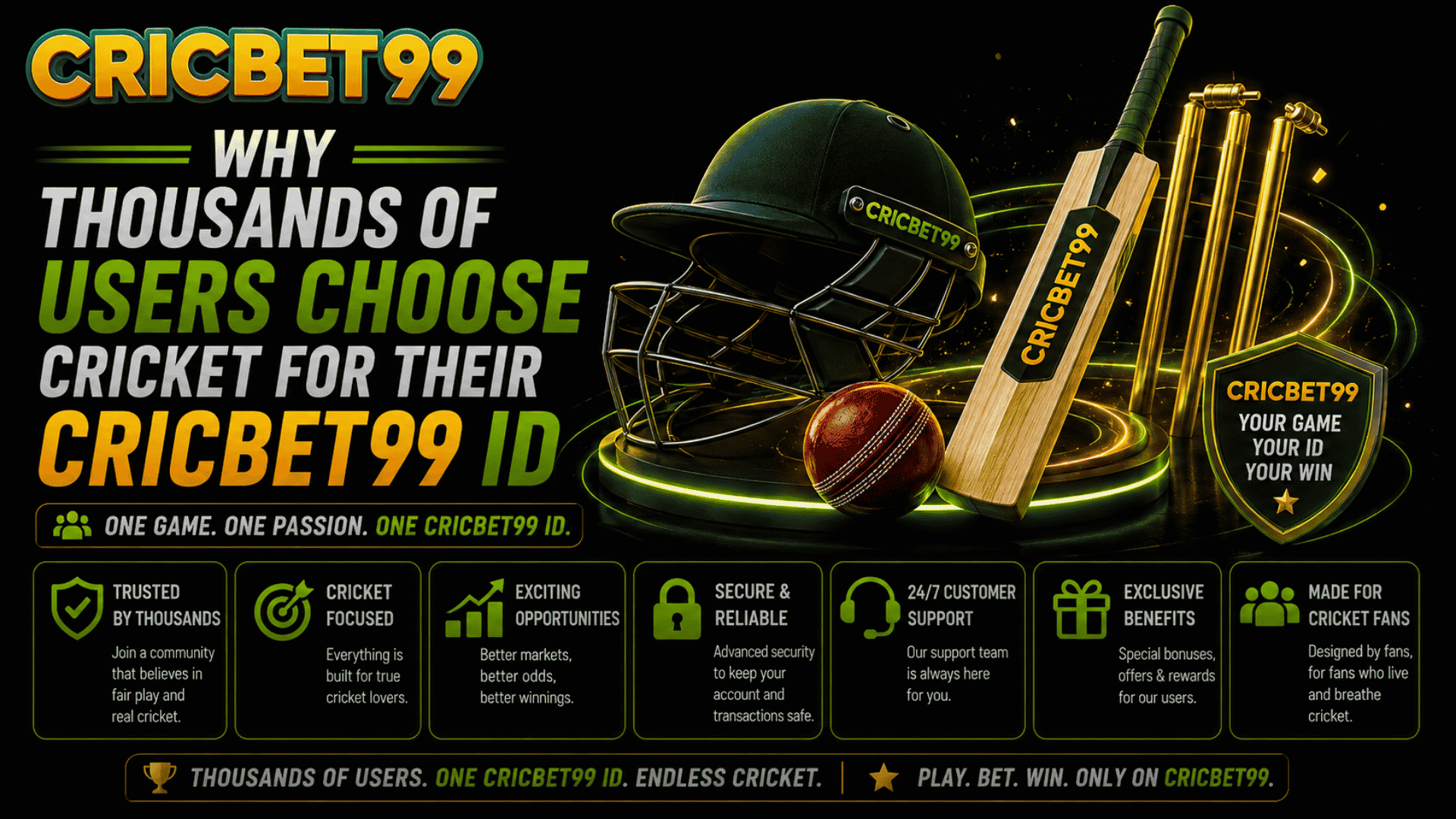 Choose Cricket for Their Cricbet99 ID