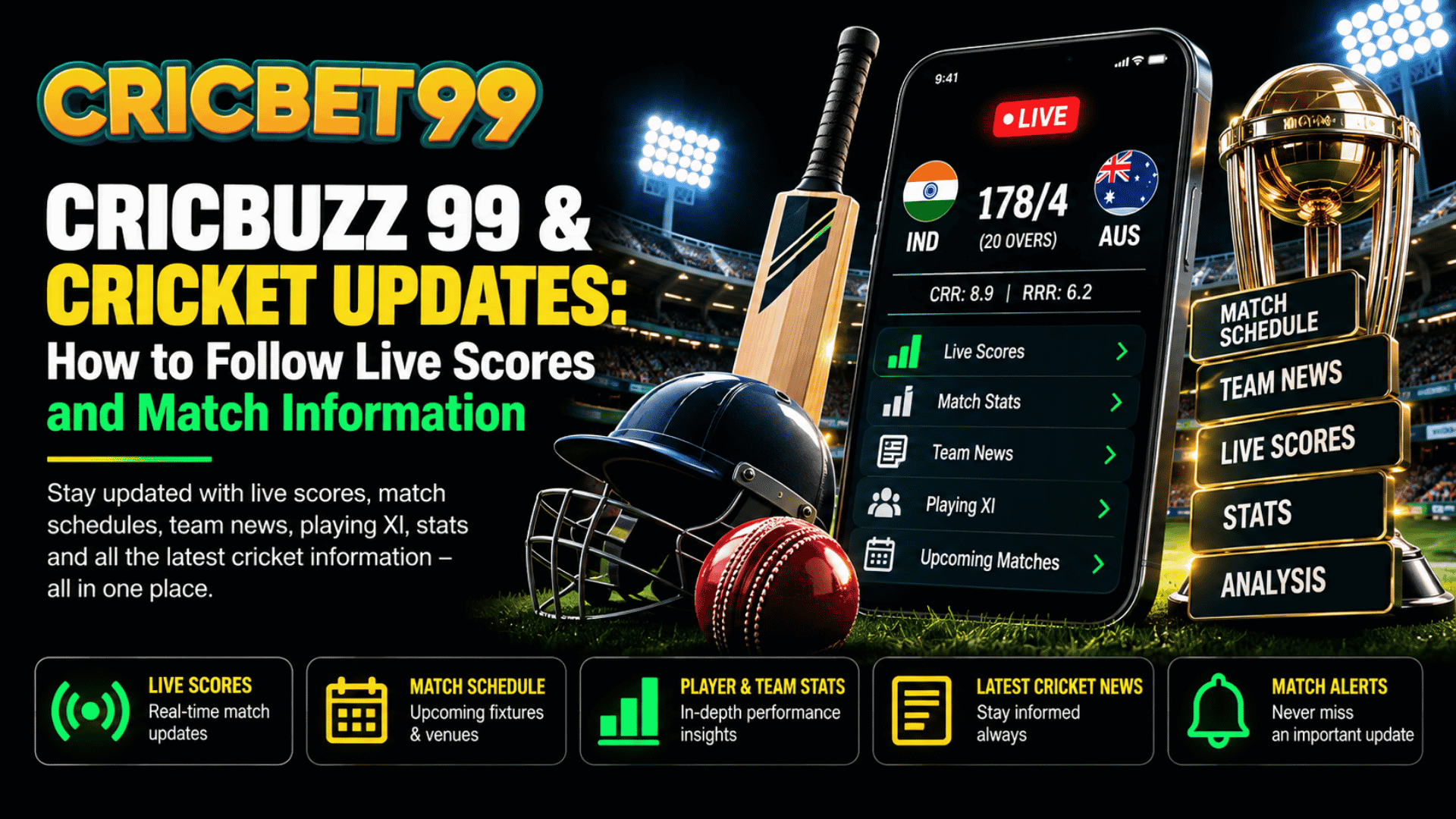 Cricbuzz 99 & Cricket Updates