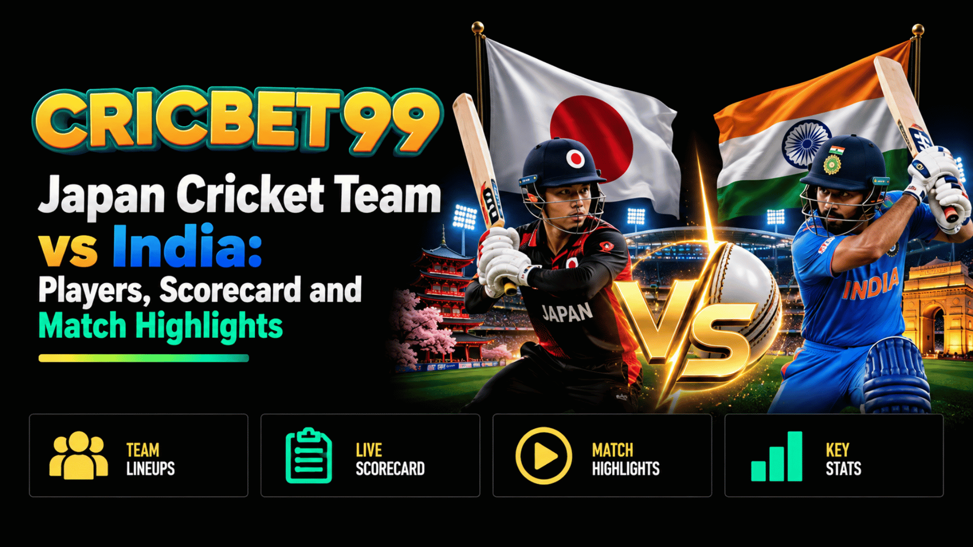 Japan Cricket Team vs India