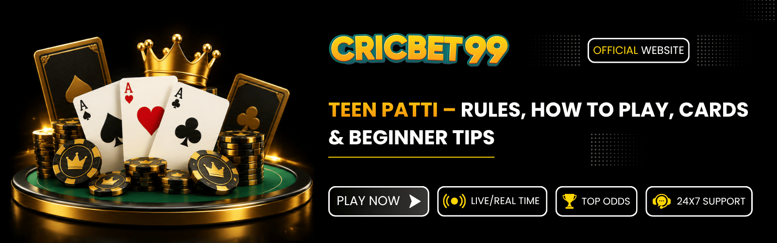 Teen Patti – Rules, How to Play, Cards & Beginner Tips