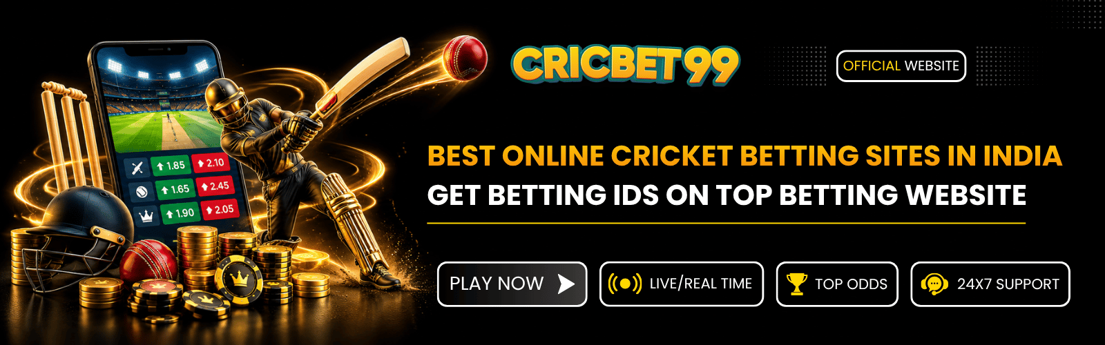 Best Online Cricket Betting Sites In India Get Betting IDs on Top Betting Website