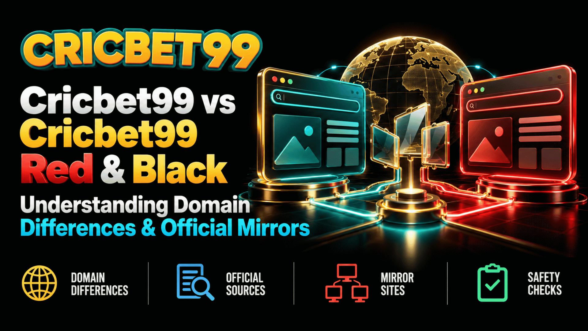 Cricbet99 vs Cricbet99 Red & Black