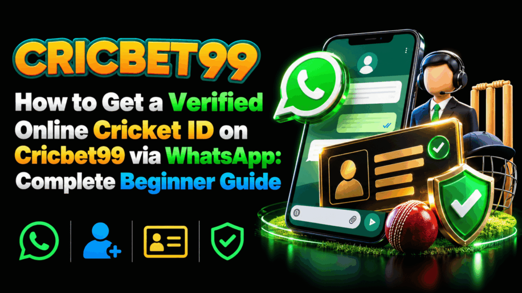 How to Get a Verified Online Cricket ID on Cricbet99 via WhatsApp Complete Beginner Guide