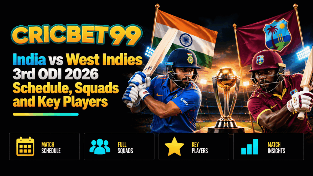 India vs West Indies 3rd ODI