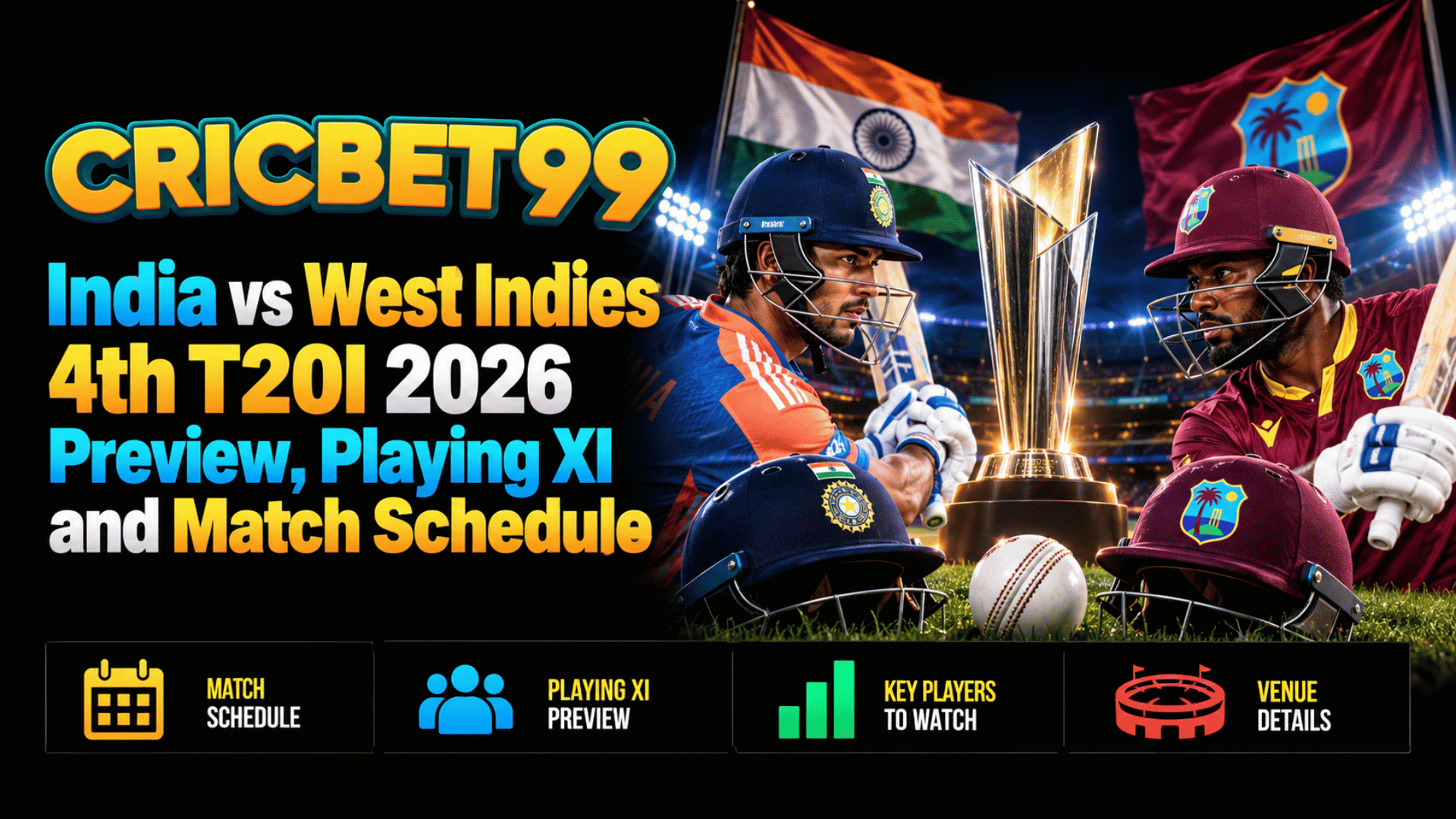India vs West Indies 4th T20I