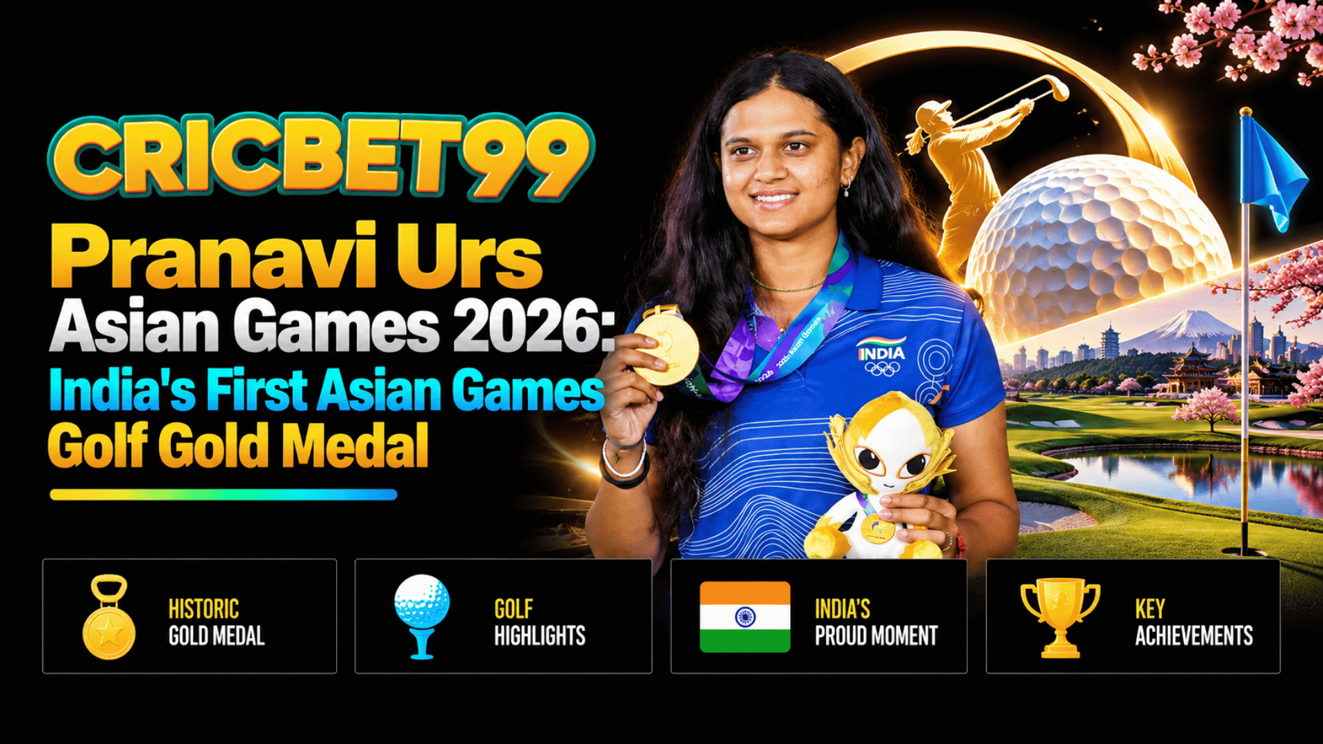 Asian Games Golf Gold Medal